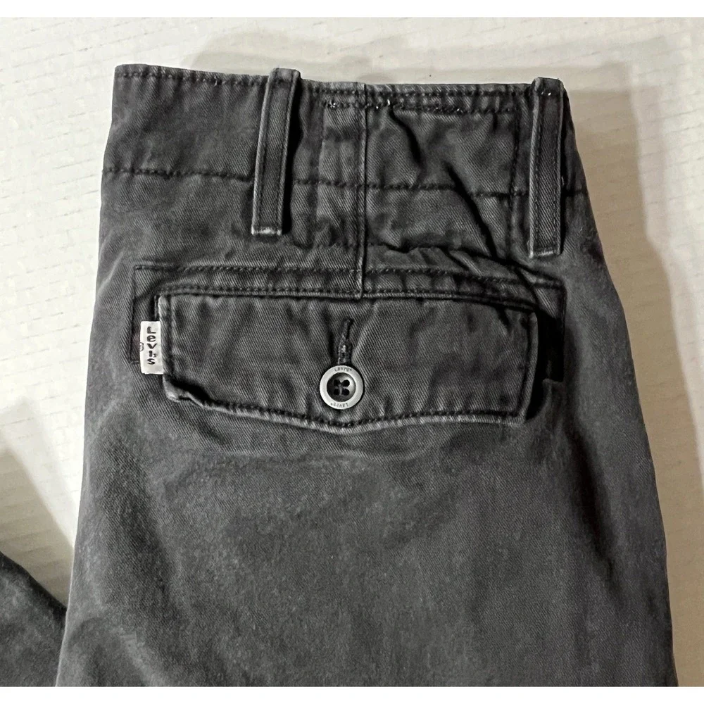 Levi's Chino Pants‎ Men's 28x30 Gray Straight Leg Fit Professional Academia